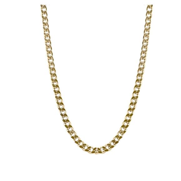 RETAIL $40 Kinsley Armelle Maker Collection Gold Curb Necklace*18K Plated*18" - Picture 1 of 2